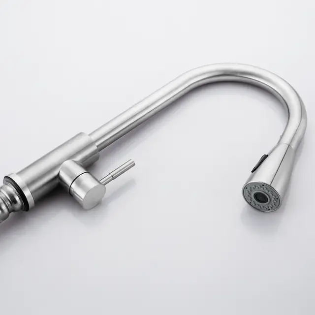 Robinet douchette extractible pour cuisine en inox