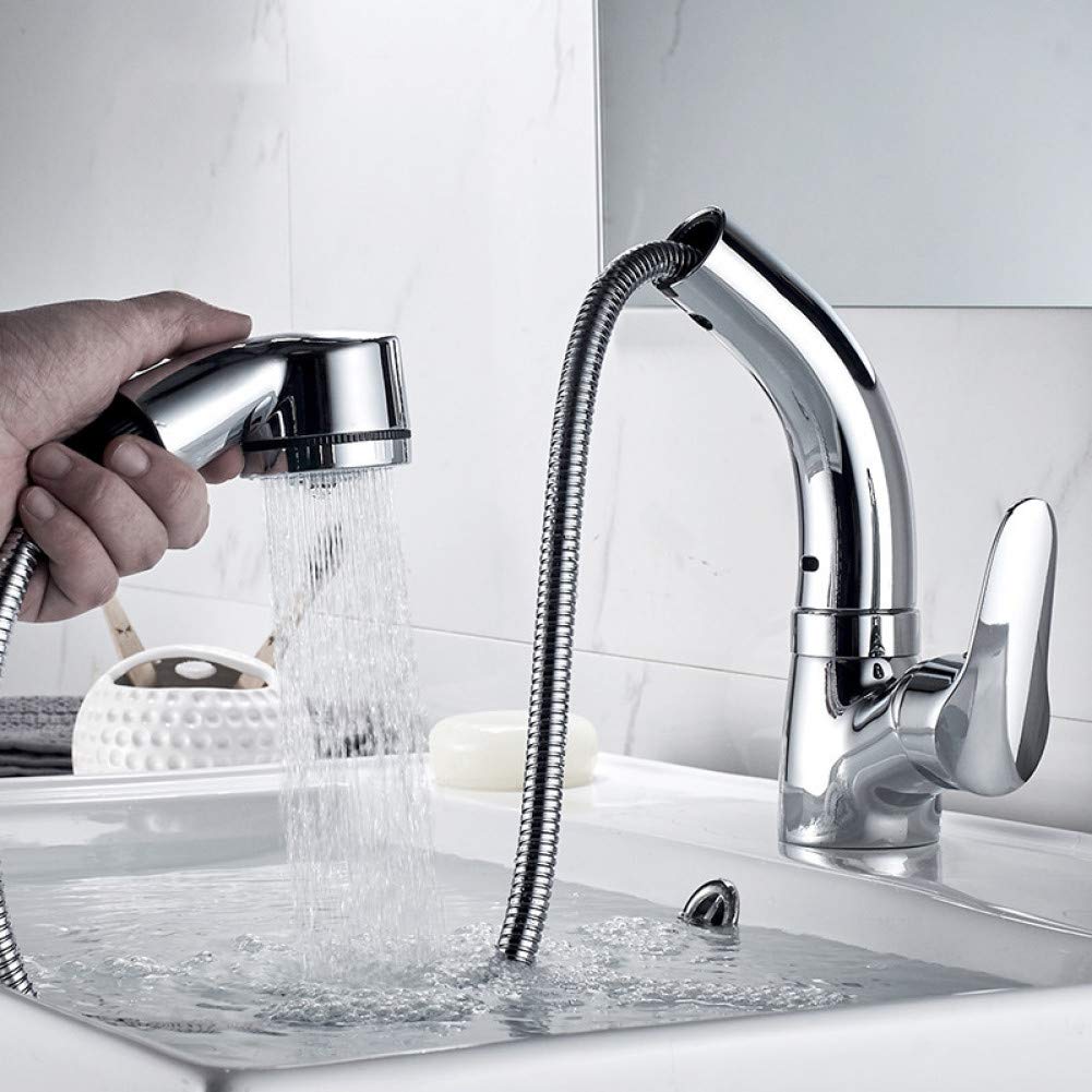 Robinet douchette salle de bain en laiton