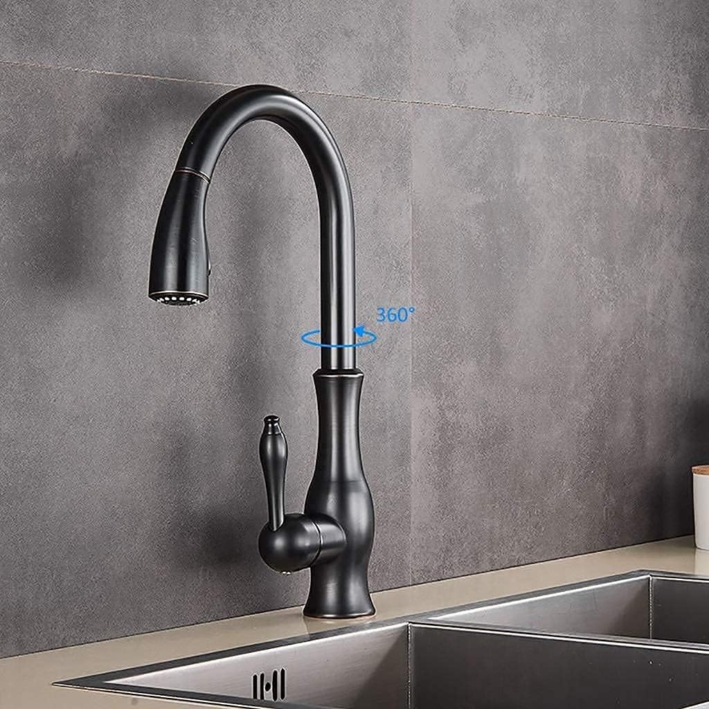 Robinet douchette vintage pour cuisine en laiton