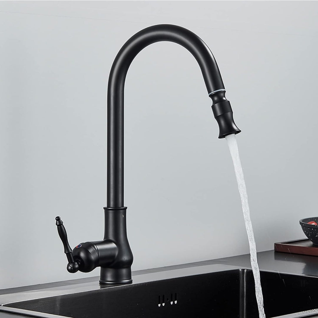 Robinet douchette vintage pour cuisine en laiton