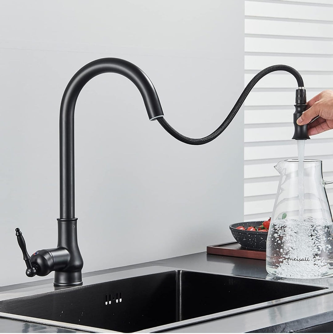 Robinet douchette vintage pour cuisine en laiton