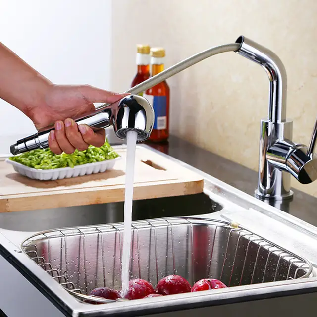 Robinet cuisine douchette pour cuisine en laiton