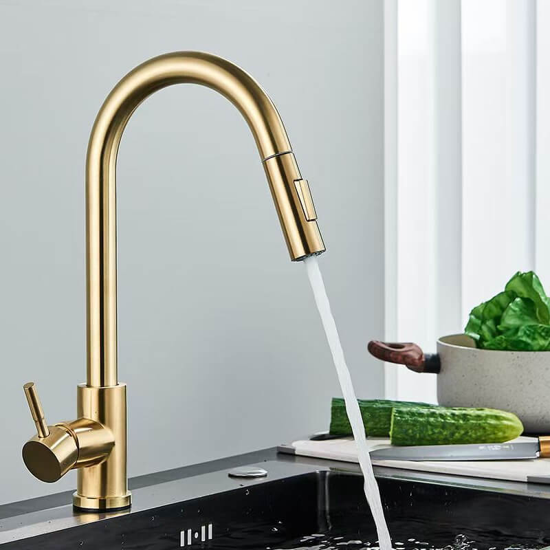 Robinet douchette pour cuisine en laiton