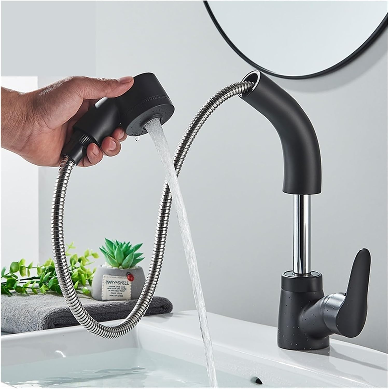 Robinet douchette salle de bain en laiton