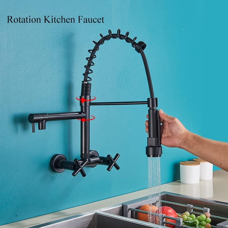 Robinet de cuisine flexible en laiton