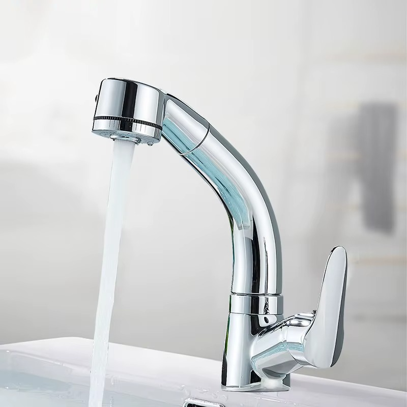 Robinet douchette salle de bain en laiton