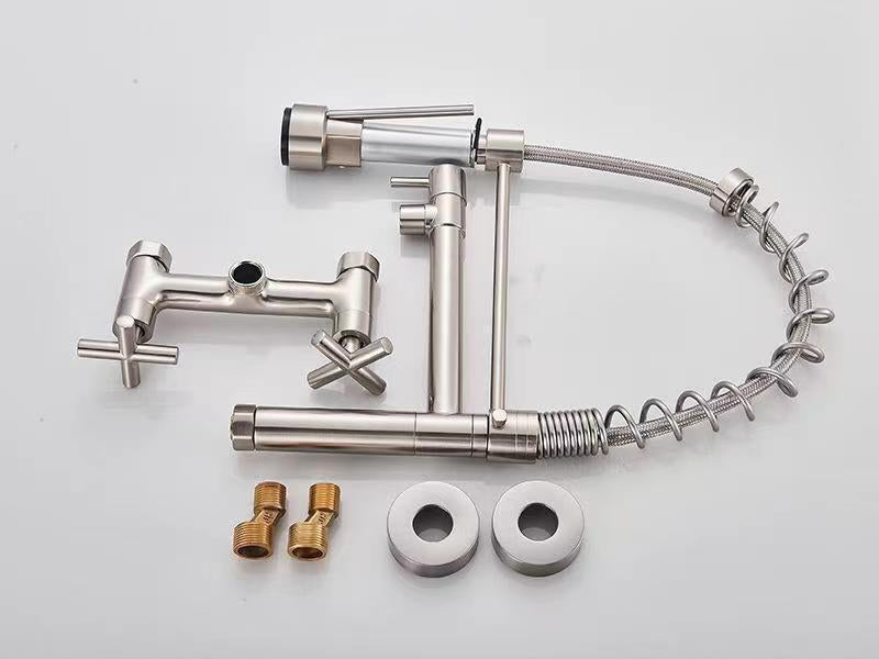 Robinet de cuisine flexible en laiton
