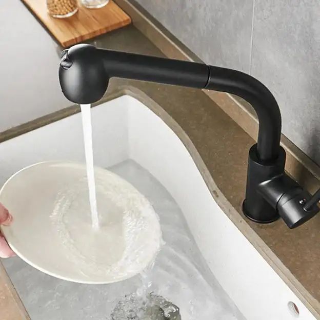 Robinet cuisine douchette pour cuisine en laiton