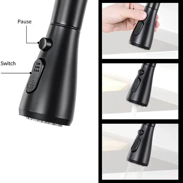 Robinet cuisine douchette purificateur d'eau en laiton
