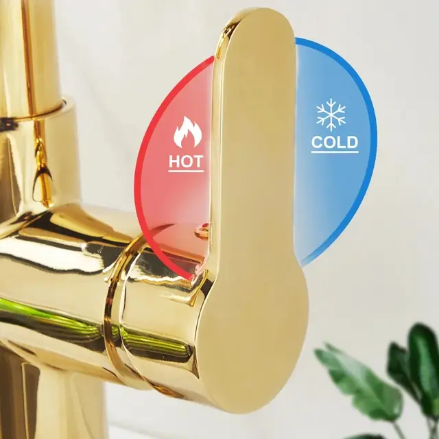 Robinet cuisine douchette purificateur d'eau en laiton